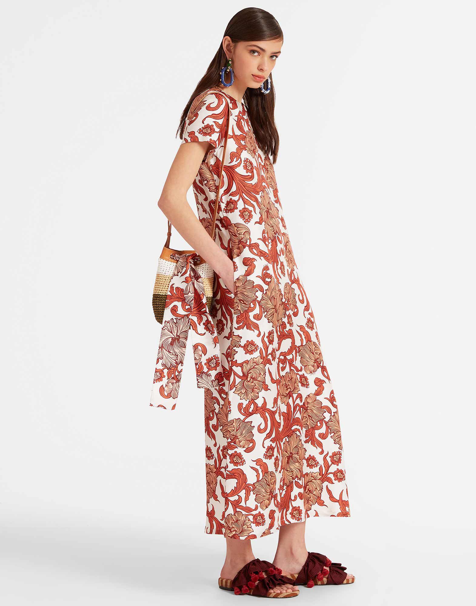 La DoubleJ Swing Dress Reef White DRE0001SIL001REE01WH01