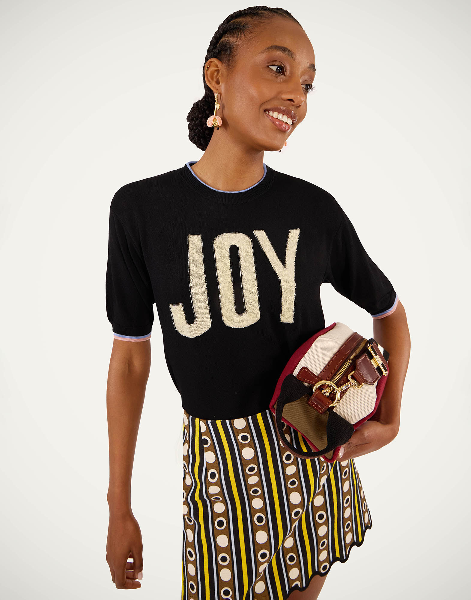 La DoubleJ Joy Tee Joy Black PUL0276KNI163SOE10BL01