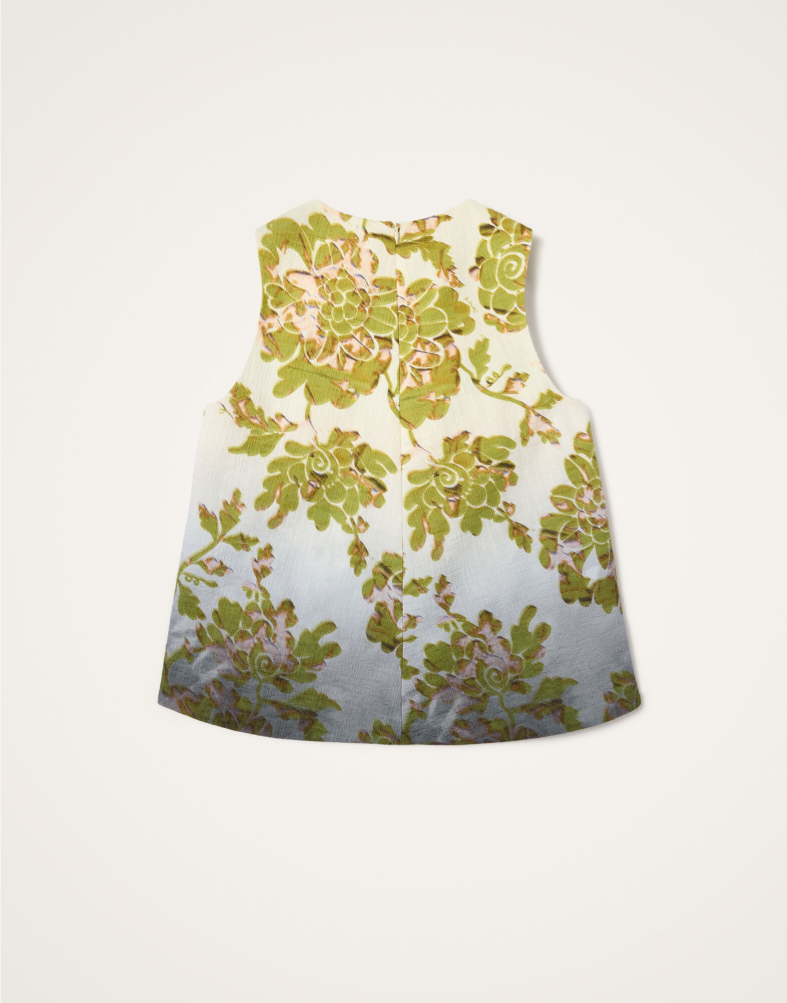 La DoubleJ La Scala Top Oasis Ombr&eacute; Plac&eacute;e Green & Black TOP0016COT005OAO01GR02