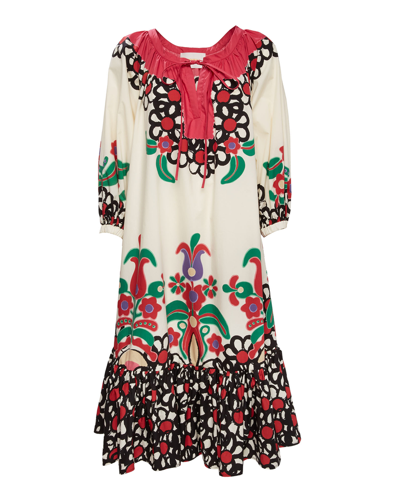 LaDoubleJ Folk Dress LaDoubleJ Folk Dress Transylvania DRE0230COT015TRA0001