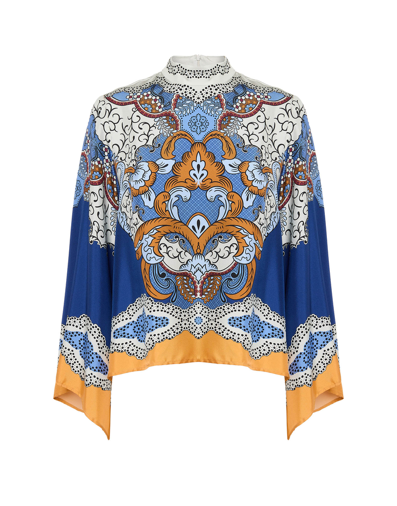 La DoubleJ Make An Exit Top La DoubleJ Make An Exit Top Portal Placée Light Blue TOP0117SIL006POR02BU01