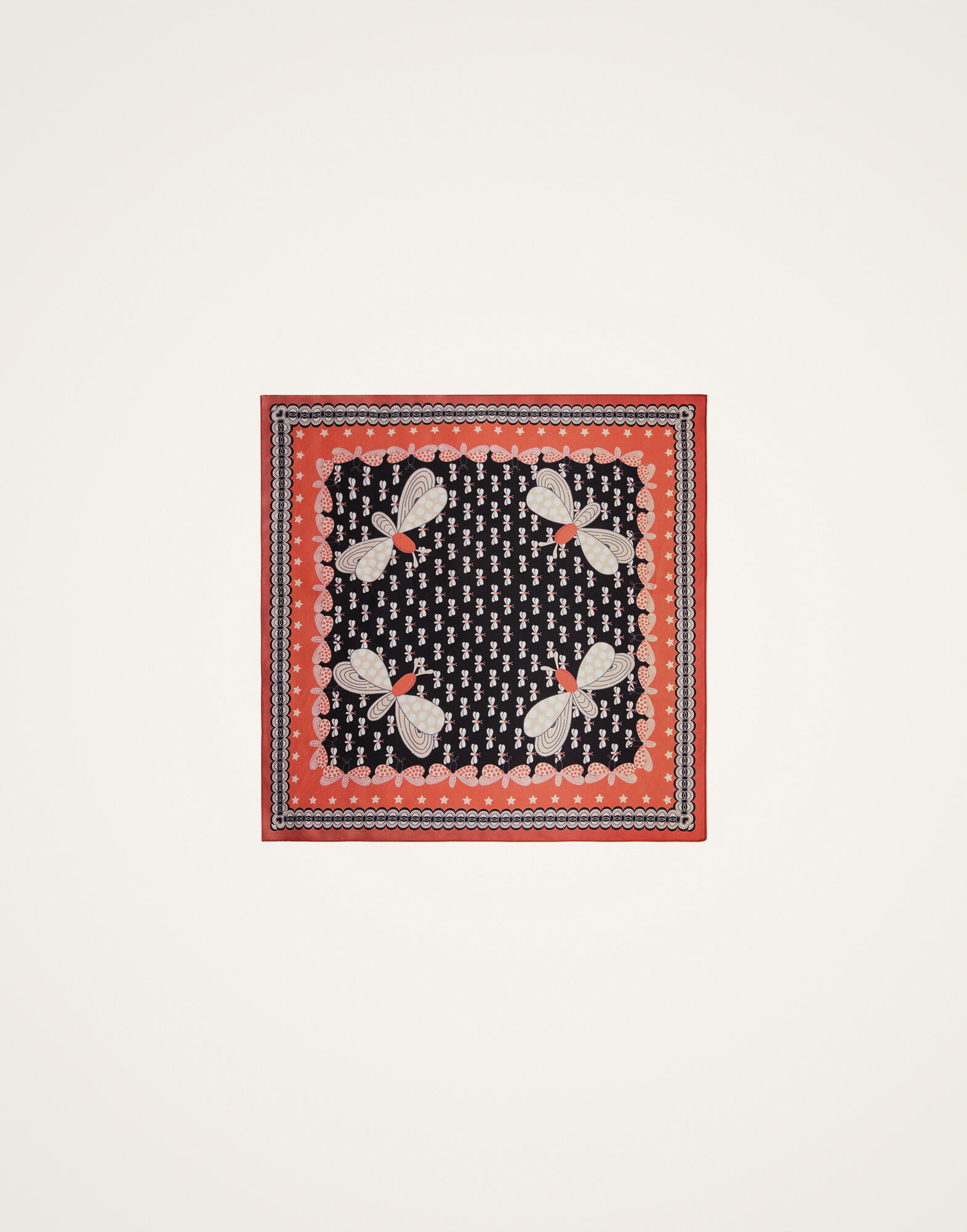 Petaltail Mini Foulard in Petaltail Placée Black for Women