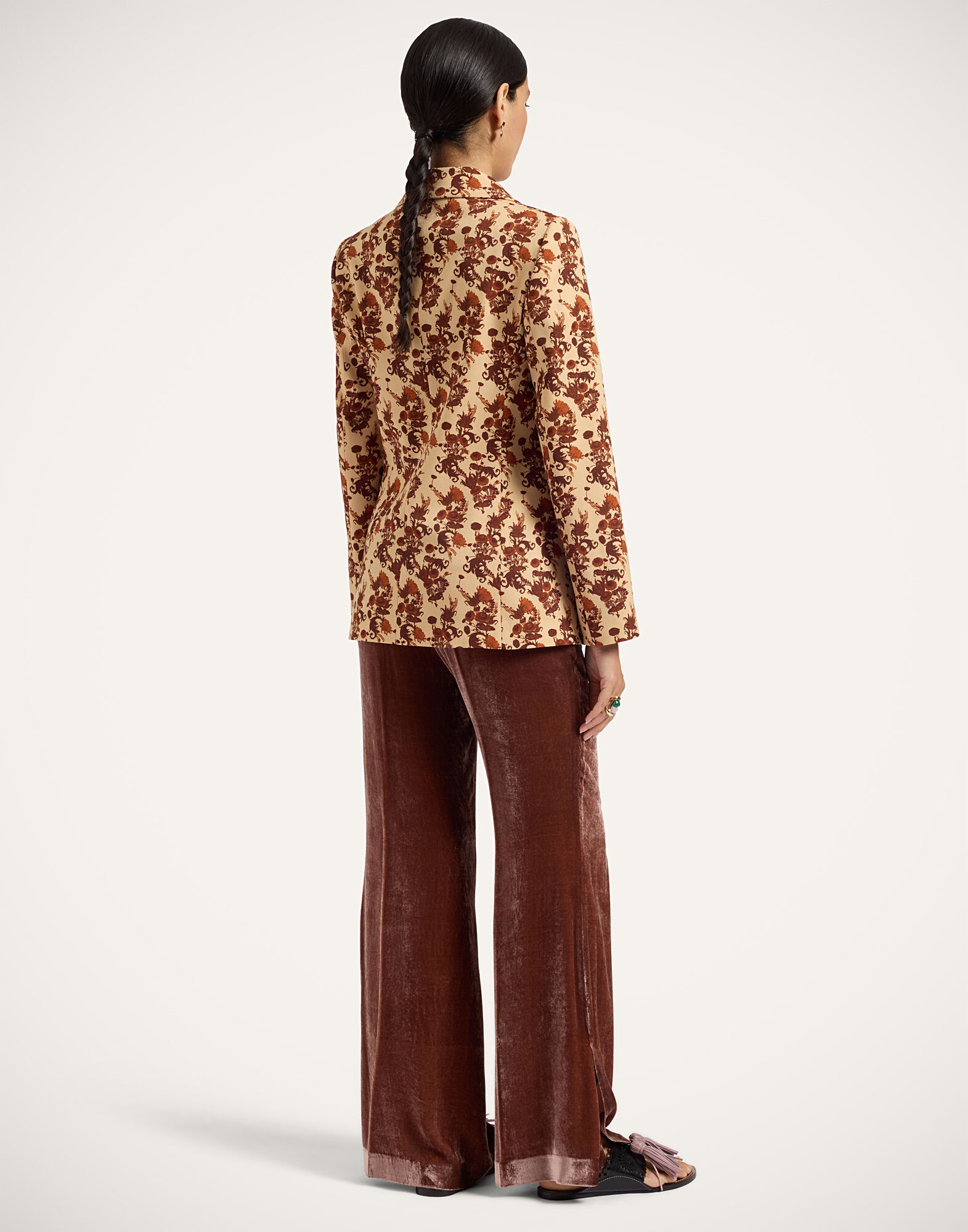 La DoubleJ Good Butt Pants Solid Dusty Pink TRO0015VEL019SOLIDPI10