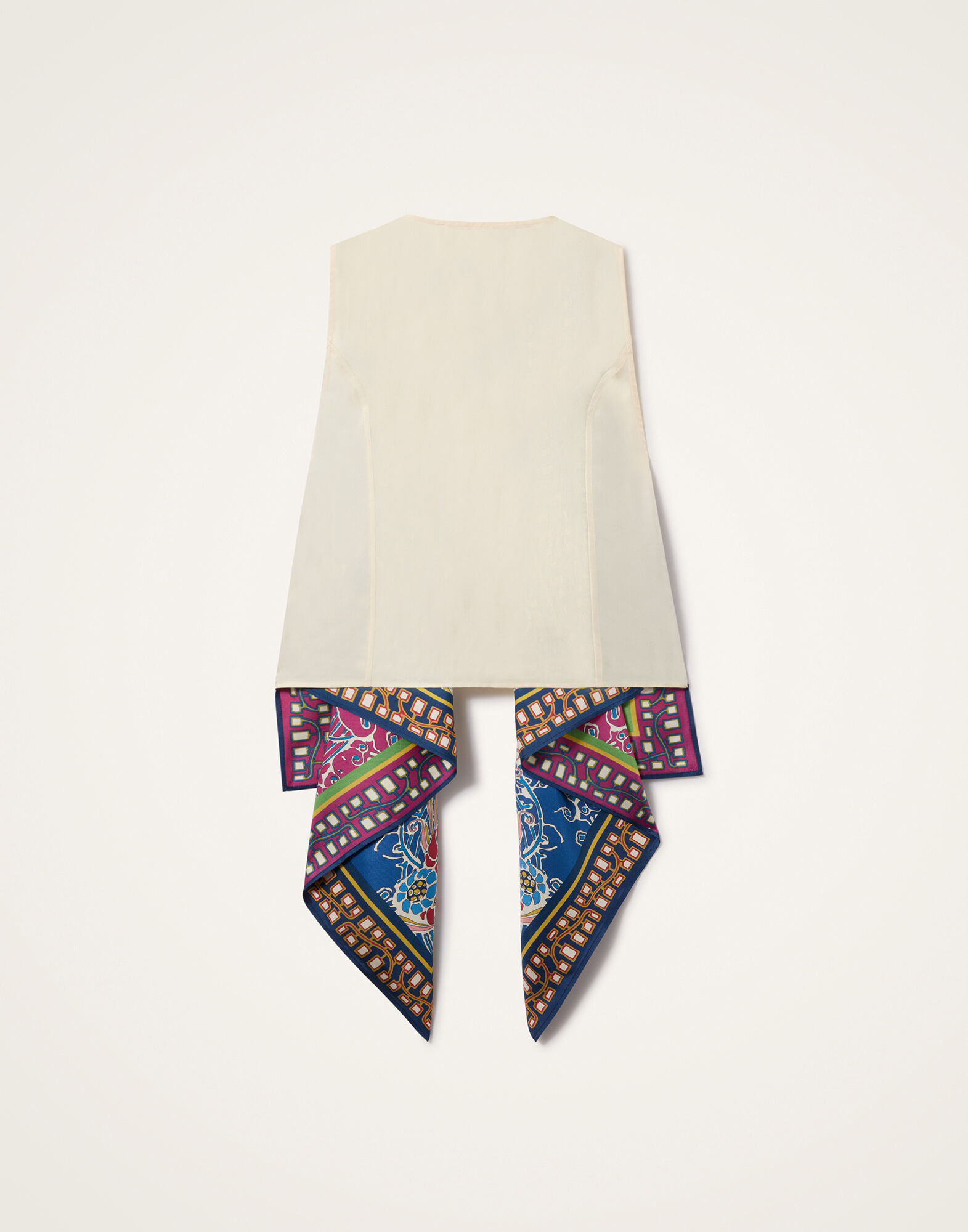 La DoubleJ Scarf Gilet Lemuria Plac&eacute;e Blue SCA0100SIL006LEM02BU03