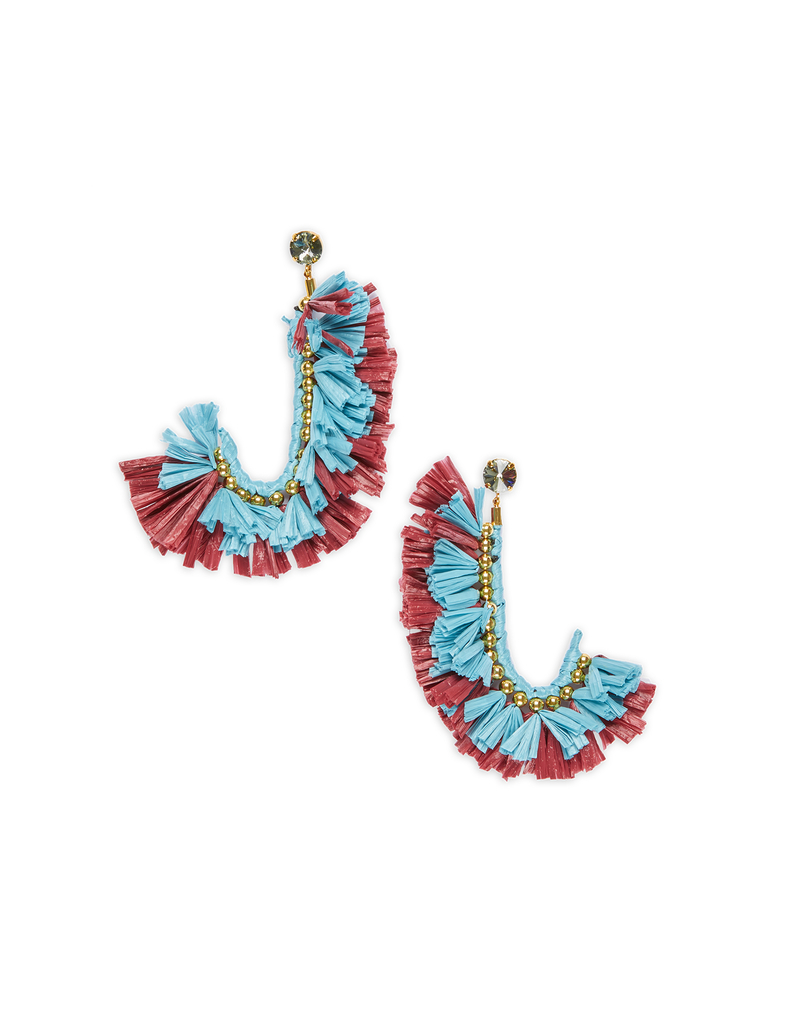 LaDoubleJ J Earrings LaDoubleJ J Earrings Azzurro EAR0005RAF001AZZ0001