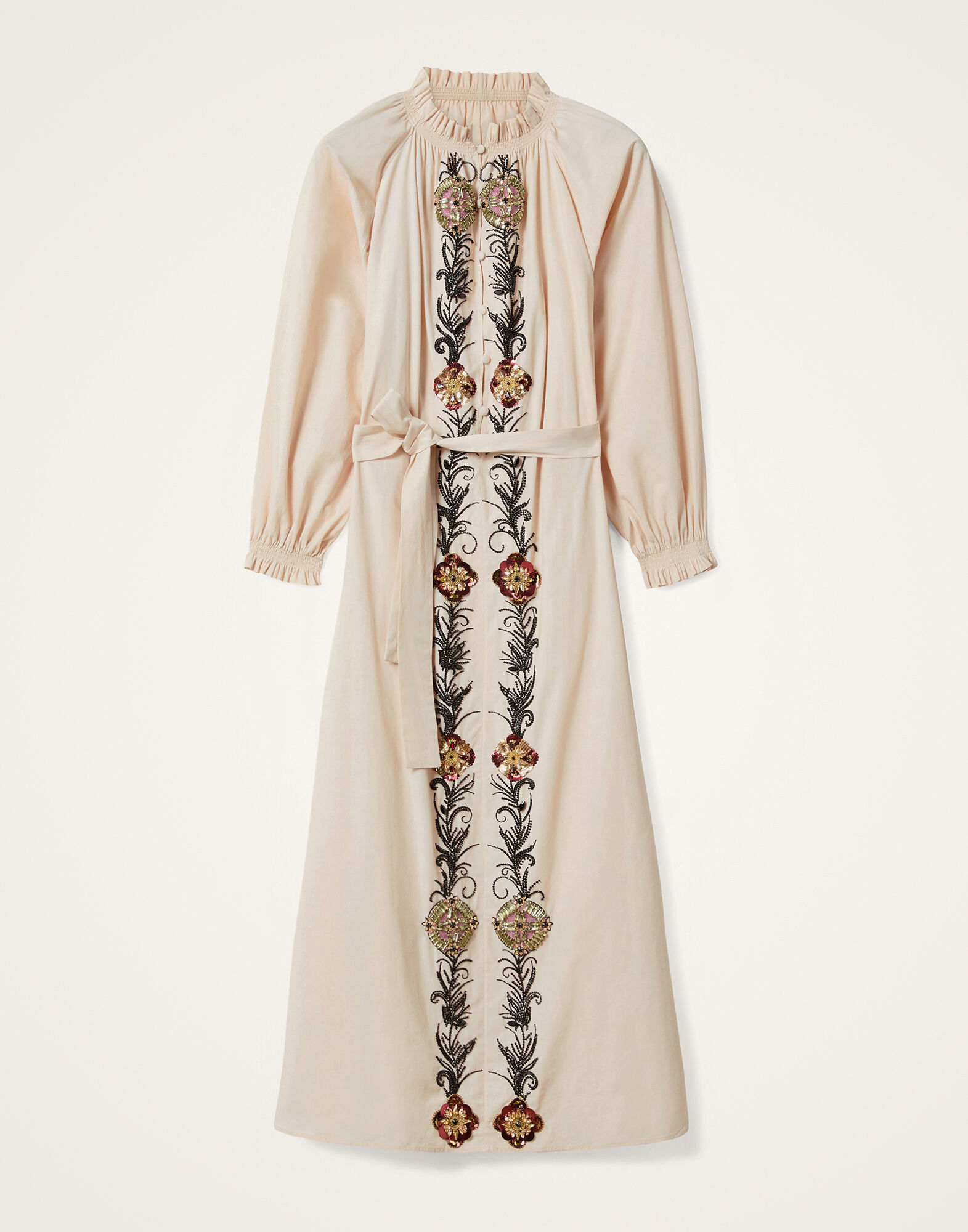 La DoubleJ Cerere Shirt Dress Solid Pale Pink DRE0974COT082NUC05PI02