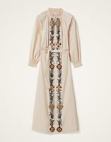 La DoubleJ Cerere Shirt Dress La DoubleJ Cerere Shirt Dress Solid Pale Pink DRE0974COT082NUC05PI02