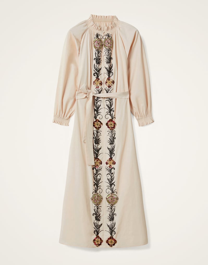 La DoubleJ Cerere Shirt Dress La DoubleJ Cerere Shirt Dress Solid Pale Pink DRE0974COT082NUC05PI02