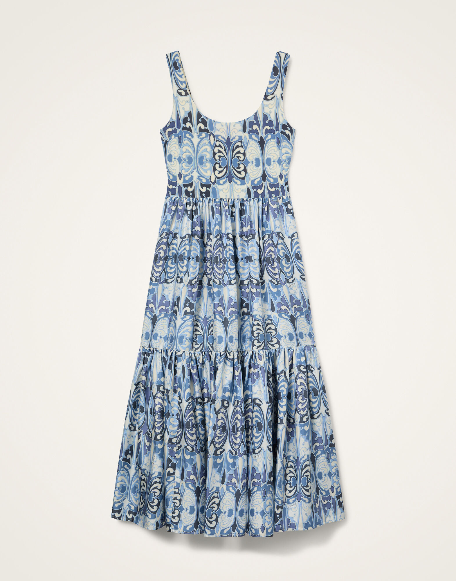 La DoubleJ Capri Dress Cocoon Blue DRE0479SIL001COC01BU03