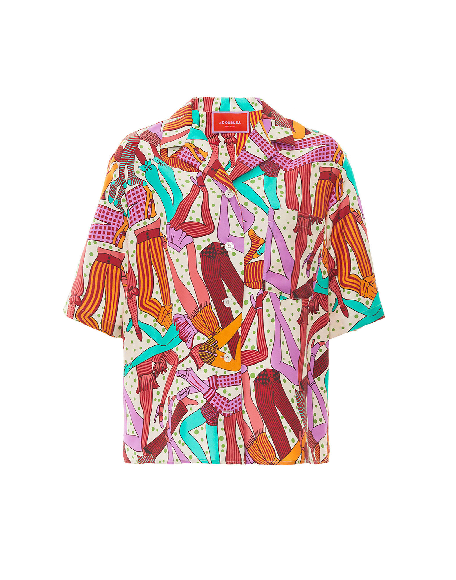 La DoubleJ Boxy Shirt Smartypants SHI0064SIL001SMA01BU08