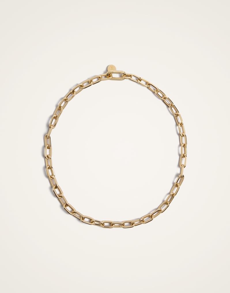 La DoubleJ Chunky Chain La DoubleJ Chunky Chain 24k Gold Plate NEC0037BRA003SOLIDYE05