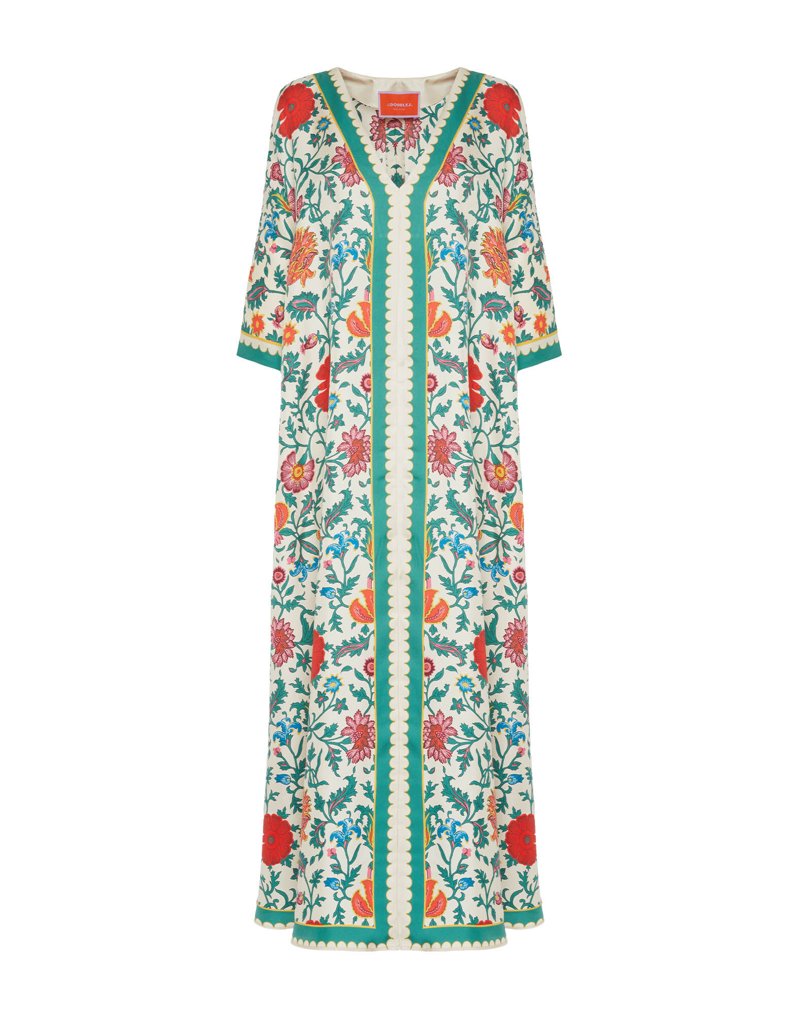 La DoubleJ Muumuu Dress Dragonflower Plac&eacute;e Multicolor DRE0225SIL001DRE05MU01