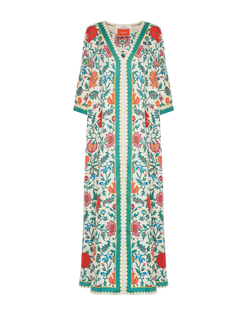 La DoubleJ Muumuu Dress La DoubleJ Muumuu Dress Dragonflower Placée Multicolor DRE0225SIL001DRE05MU01