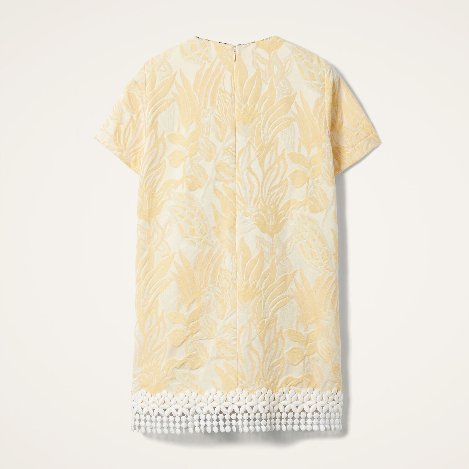 Shop La Doublej Mini Swing Dress In Iris Yellow