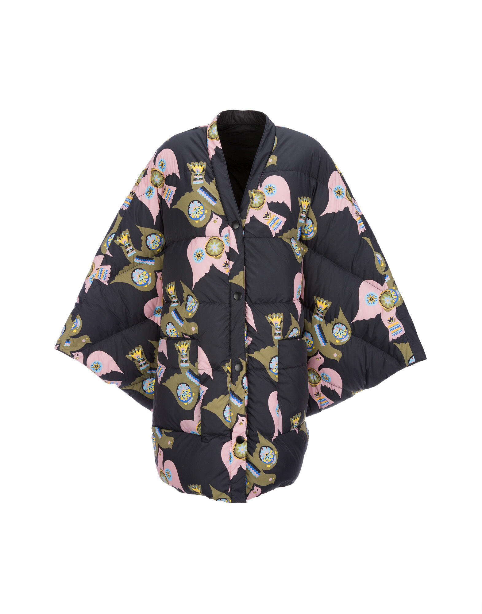 LaDoubleJ Reversible Puffy Poncho LoveDove DOW0005NYL003LOV0001