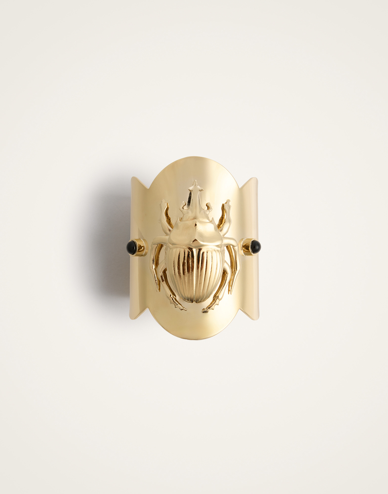 La DoubleJ Scarab Bangle La DoubleJ Scarab Bangle 24k Gold Plate BAC0012BRA003SOLIDYE05