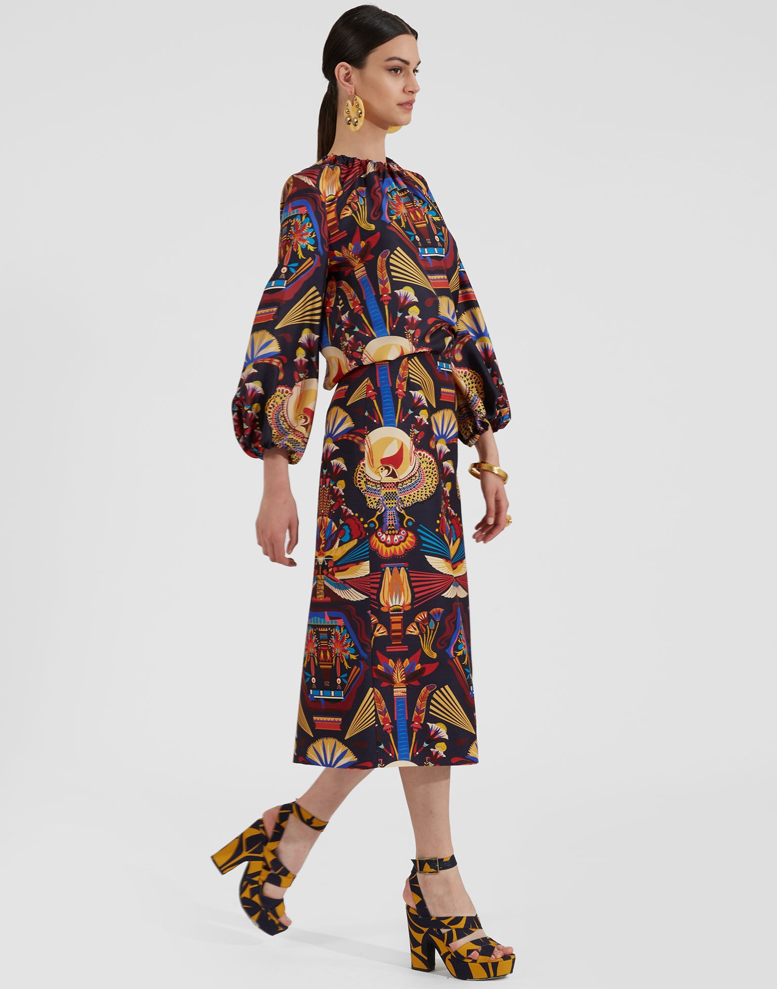 La DoubleJ Charming Top Nephthys Navy TOP0021SIL001NEP01BU06