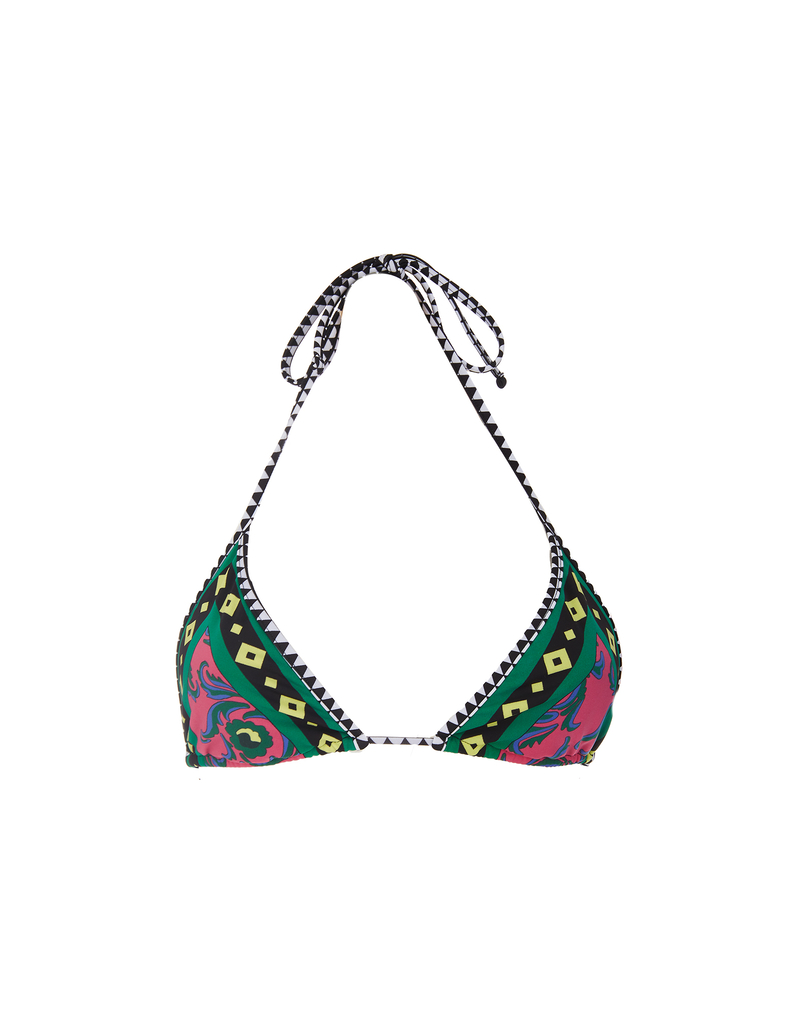 LaDoubleJ Triangle Bikini Top LaDoubleJ Triangle Bikini Top Cartwheel Fuxia SWI0032LYC003CRW0003