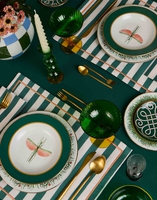 La DoubleJ Placemat Set Of 2 La DoubleJ Placemat Set Of 2 Riviera Green PMT0006LIN001RIV07GR02