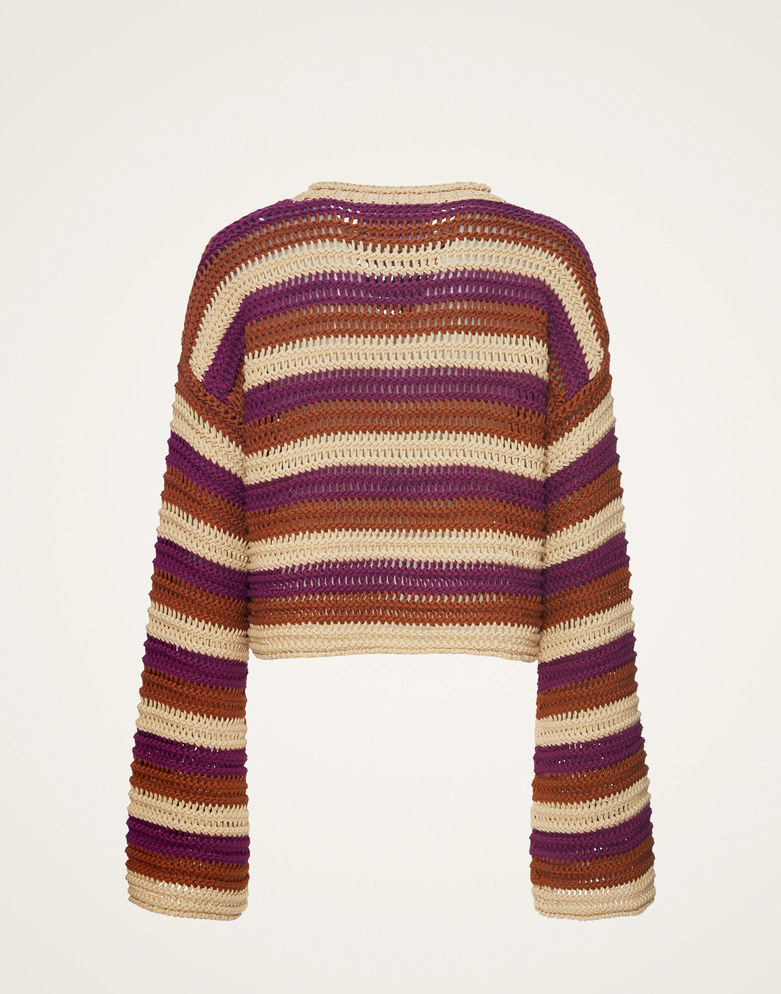 Multicolor cropped sweater 2025