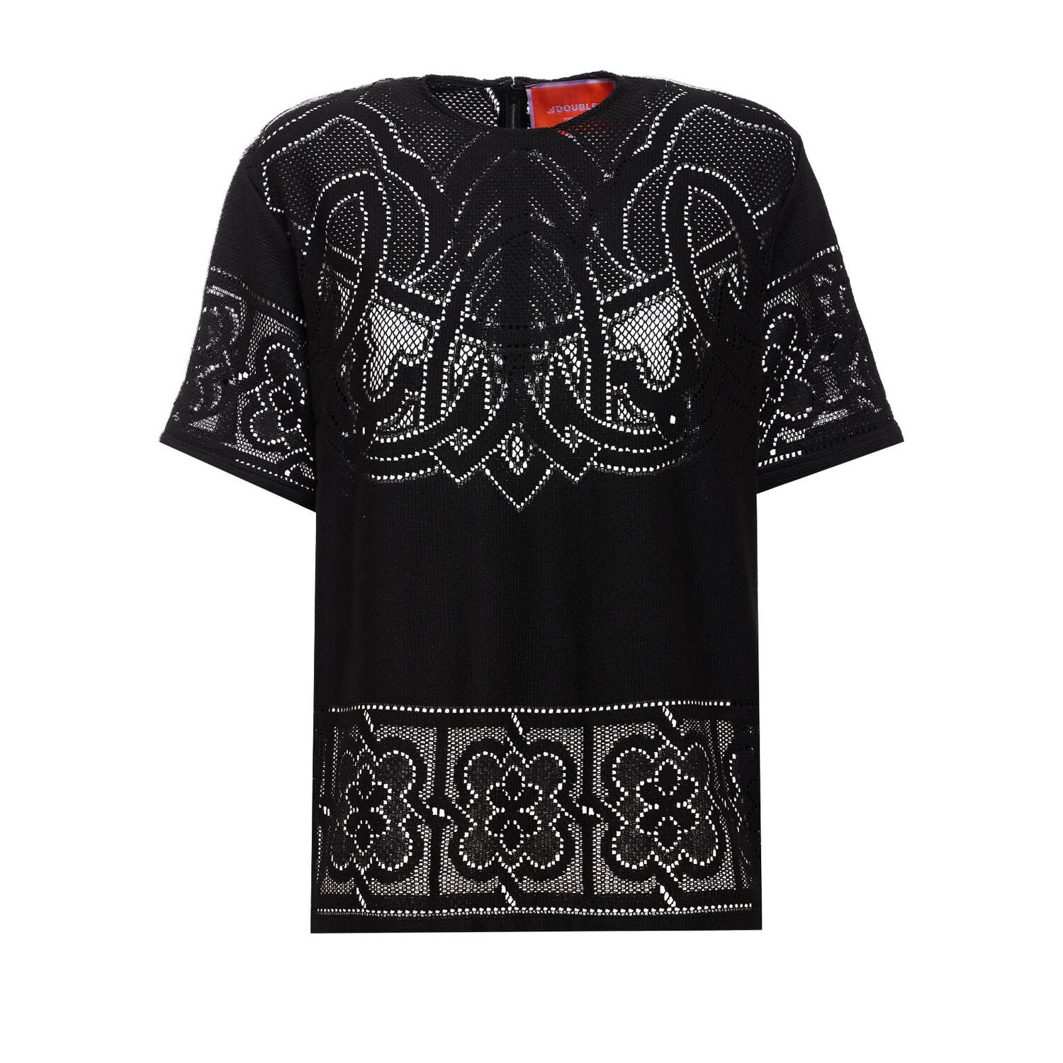 Shop La Doublej Lacey House T-shirt In Solid Black