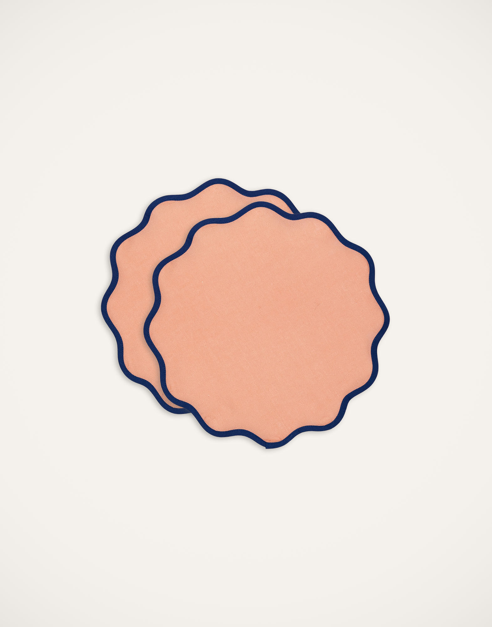 La DoubleJ Cloud Placemat Set Of 2 Rainbow Rose TBM0003LIN006RAI0027