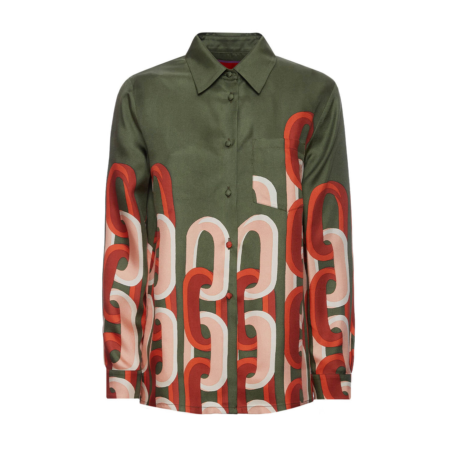 Shop La Doublej Boy Shirt In Prometheus Placée Camouflage