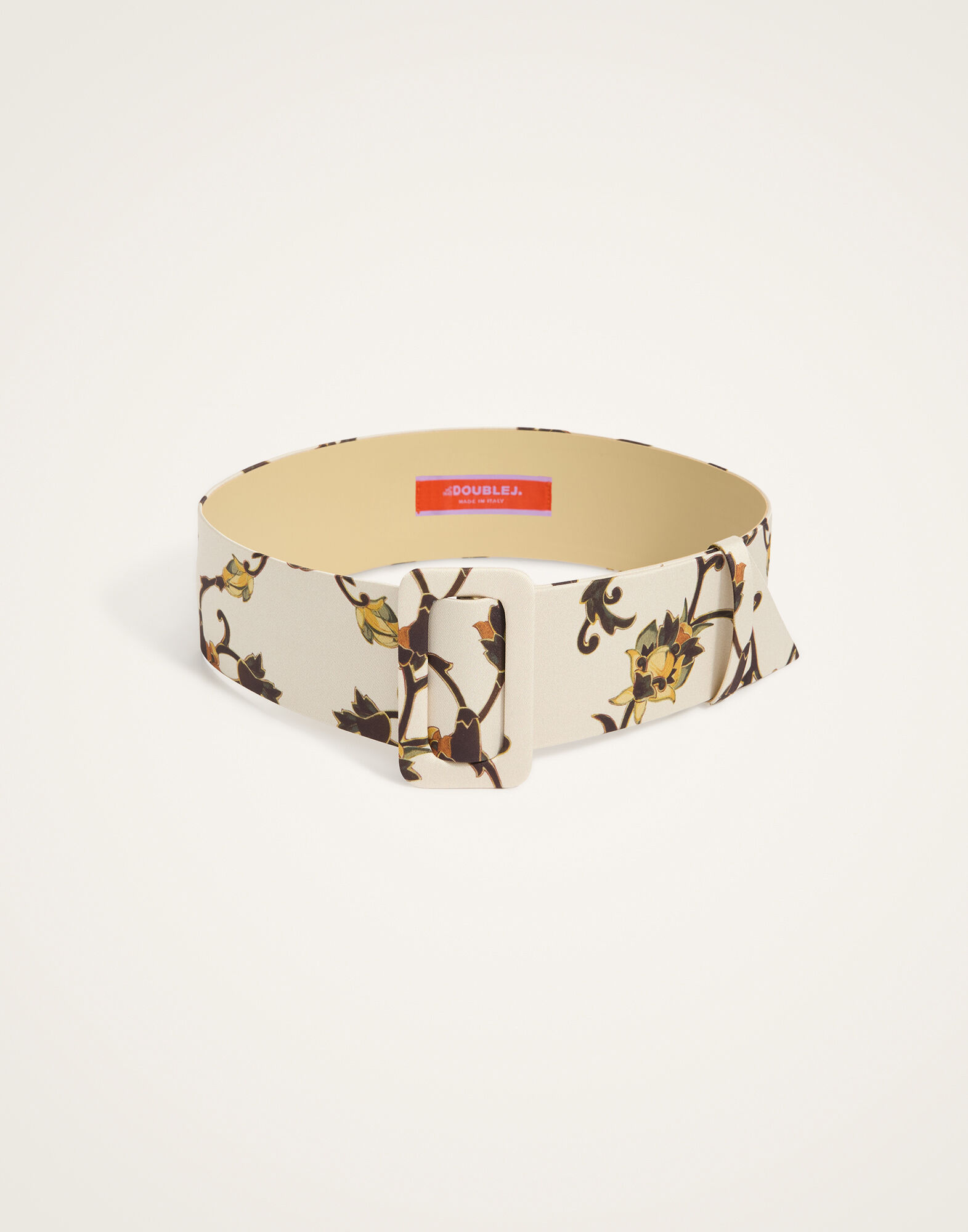 La DoubleJ Medium Belt Buttercup Micro White BEL0007FOD001BTC02WH01