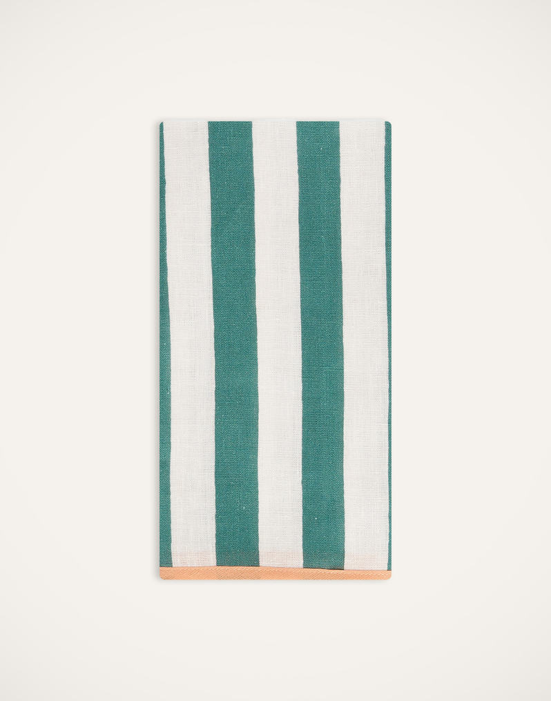 La DoubleJ Large Napkins Set Of 2 La DoubleJ Large Napkins Set Of 2 Riviera Green NAP0010LIN001RIV07GR02