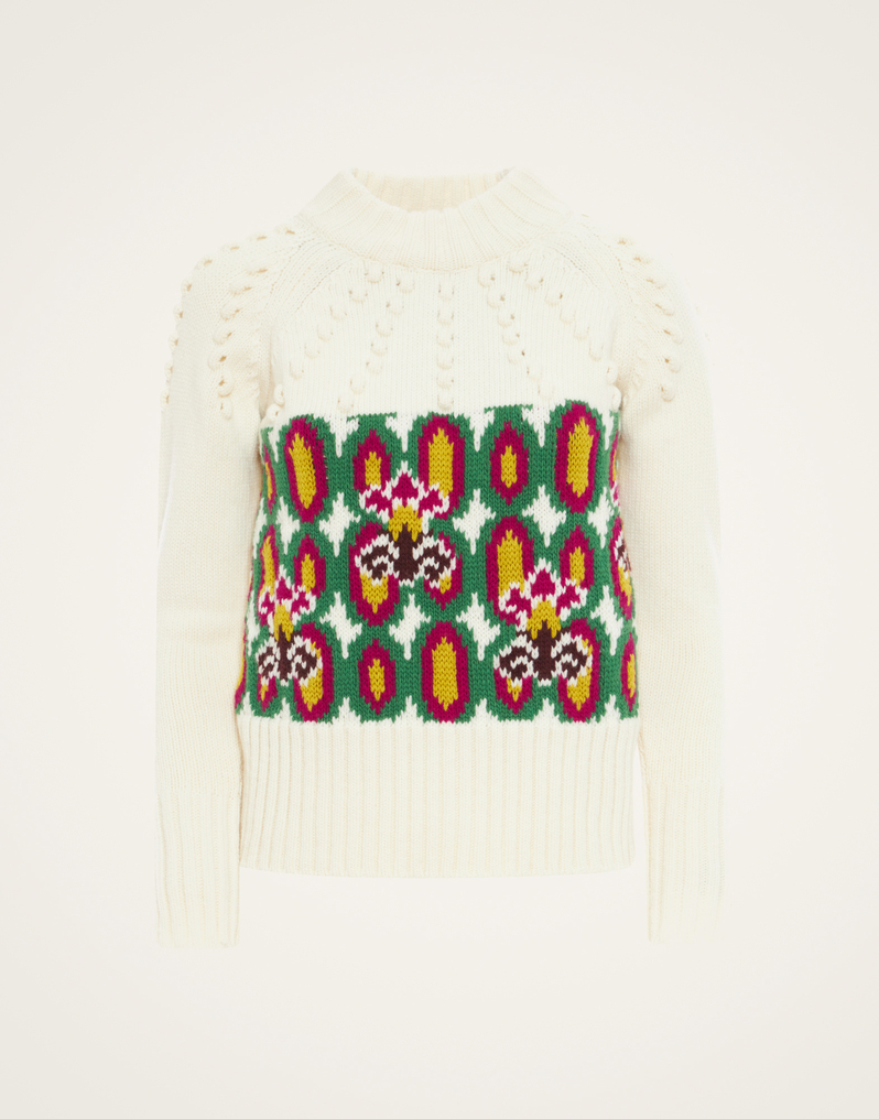 La DoubleJ Ski Lift Sweater La DoubleJ Ski Lift Sweater Arcturus Placée White PUL0187KNI103VA223WH01