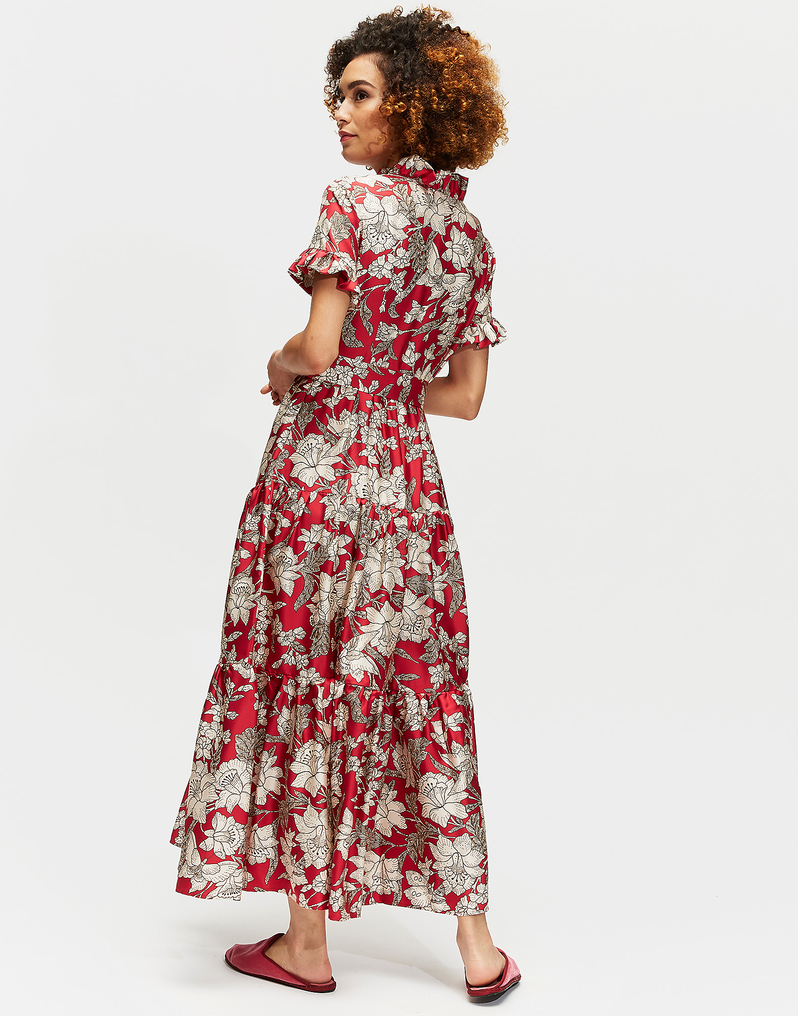 LaDoubleJ Long and Sassy Dress LaDoubleJ Long and Sassy Dress Lilium DRE0017SIL001LIL0001