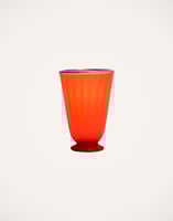 La DoubleJ Rainbow Glasses Set Of 2 La DoubleJ Rainbow Glasses Set Of 2 Orange GLA0014MUR001ARC0001