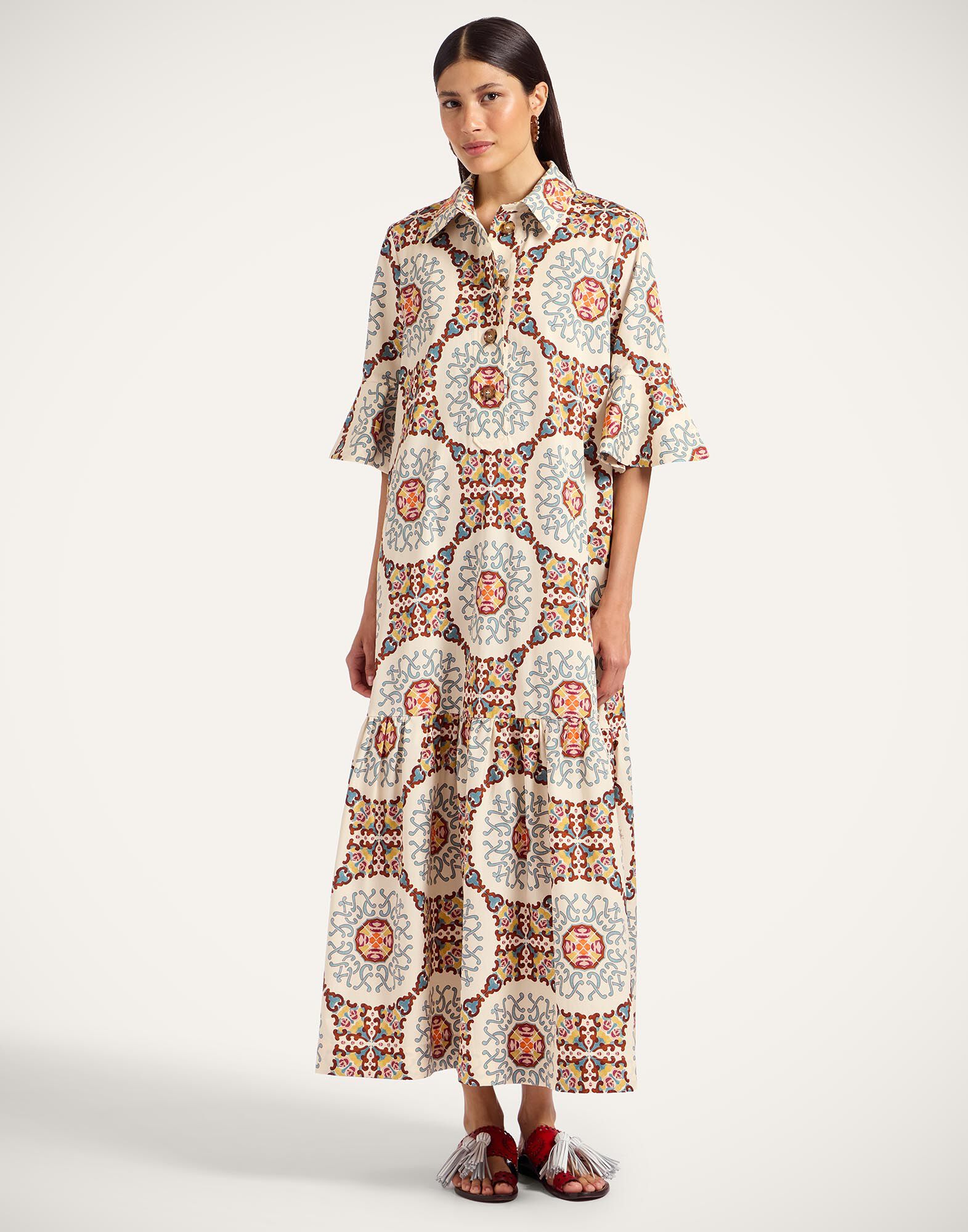 La DoubleJ Artemis Dress Ballata Ivory DRE0176COT039BAL01WH04