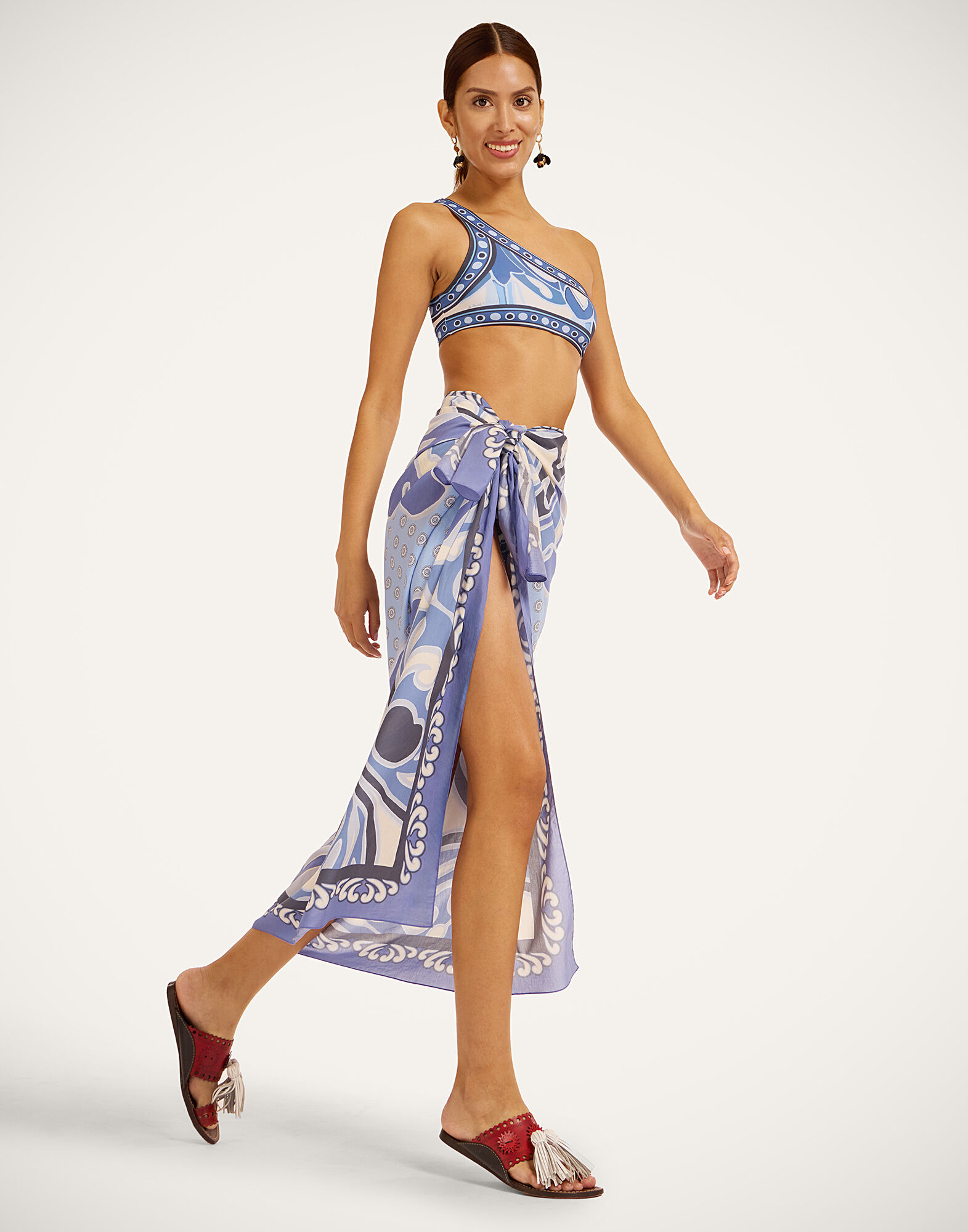 La DoubleJ Goddess Top Cocoon Plac&eacute;e Blue SWI0057LYC009COC02BU03