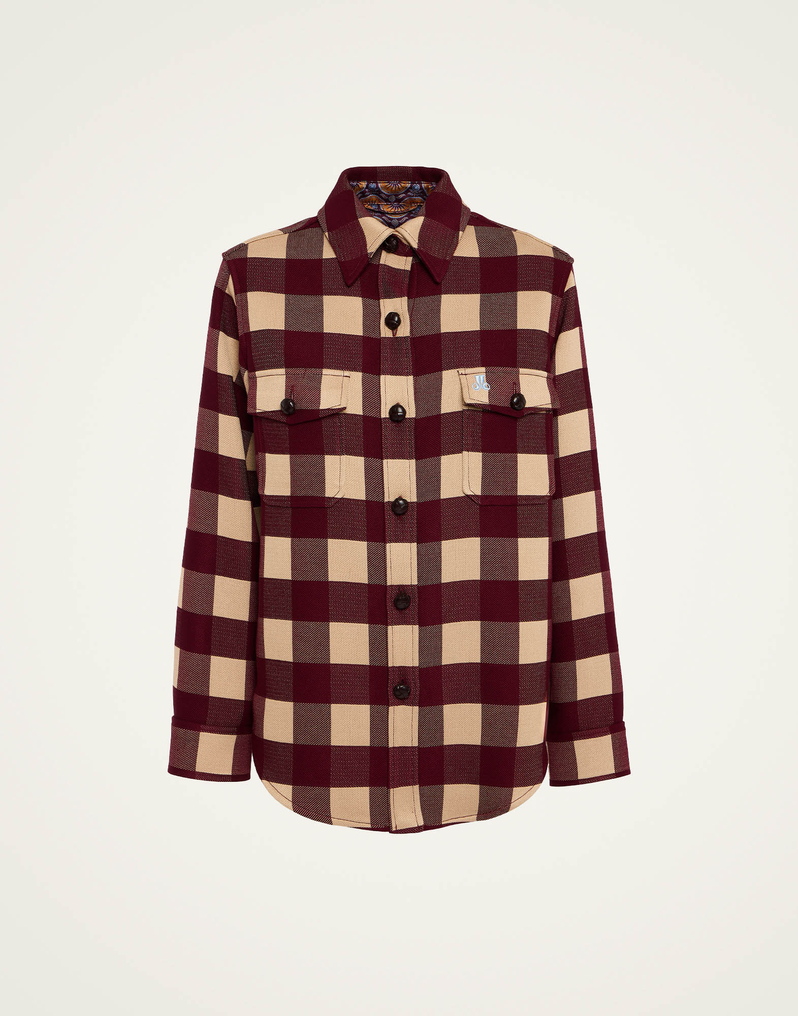 La DoubleJ Better Than Your Boyfriend's Jacket La DoubleJ Better Than Your Boyfriend's Jacket Checkers Burgundy JAC0112VIS021CHK02RE02