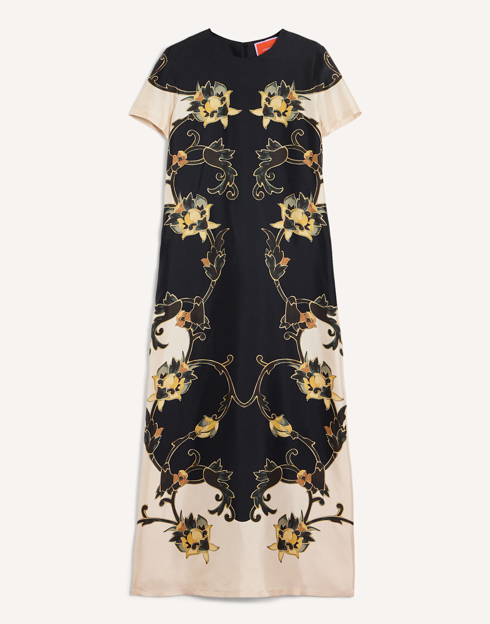 La DoubleJ Swing Dress Buttercup Plac&eacute;e Black DRE0128SIL001BTC03BL01