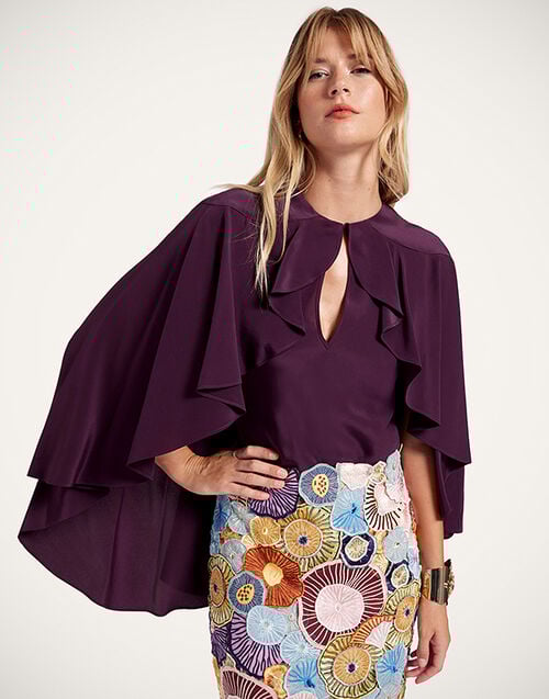 La DoubleJ Magic Top La DoubleJ Magic Top Solid Burgundy TOP0162CRE001SOLIDRE07