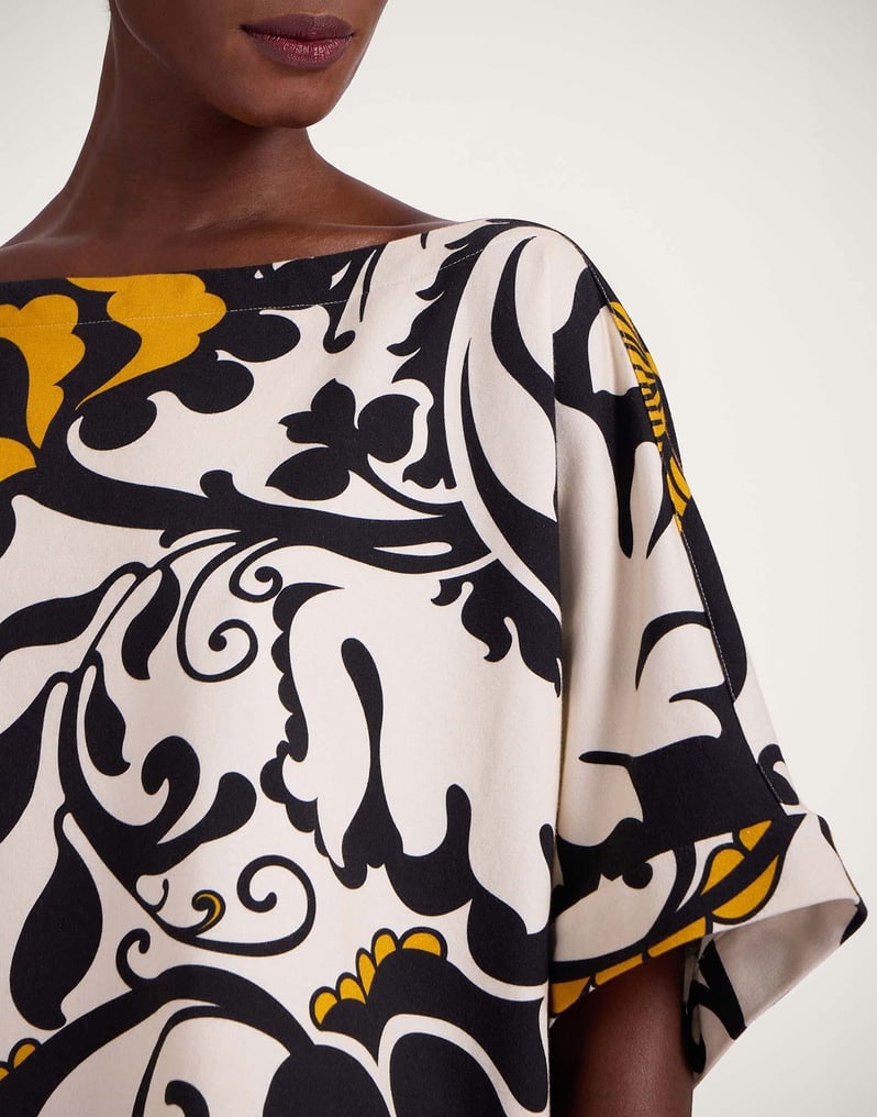 La DoubleJ Meditation Tee La DoubleJ Meditation Tee Marea Black & White TSH0055JER020MRE01BL03