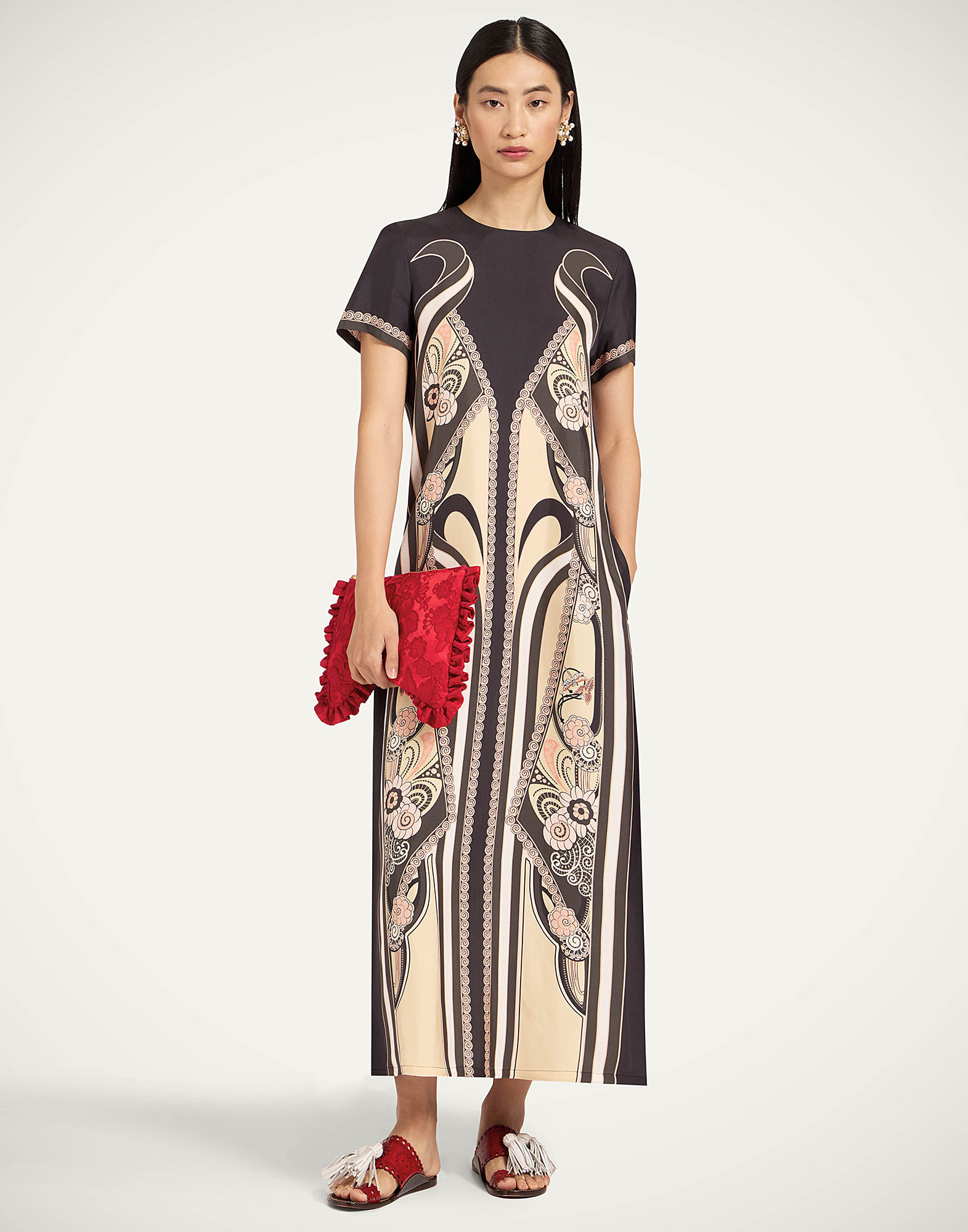 La DoubleJ Swing Dress Ambrosia Plac&eacute;e Pale Pink DRE0128SIL026AMB03PI02