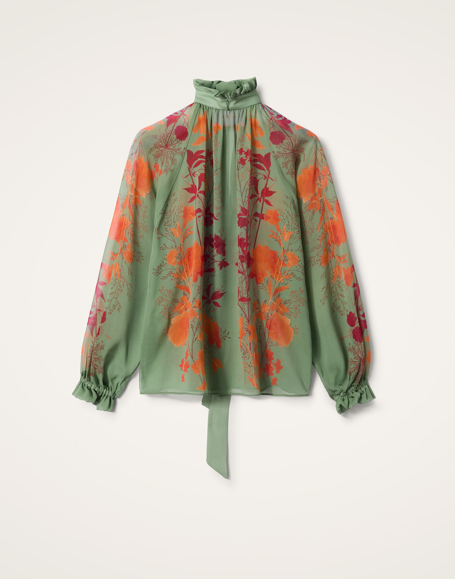 La DoubleJ Cerere Blouse Woodland Plac&eacute;e Camouflage SHI0086SIL014WOD01GR08