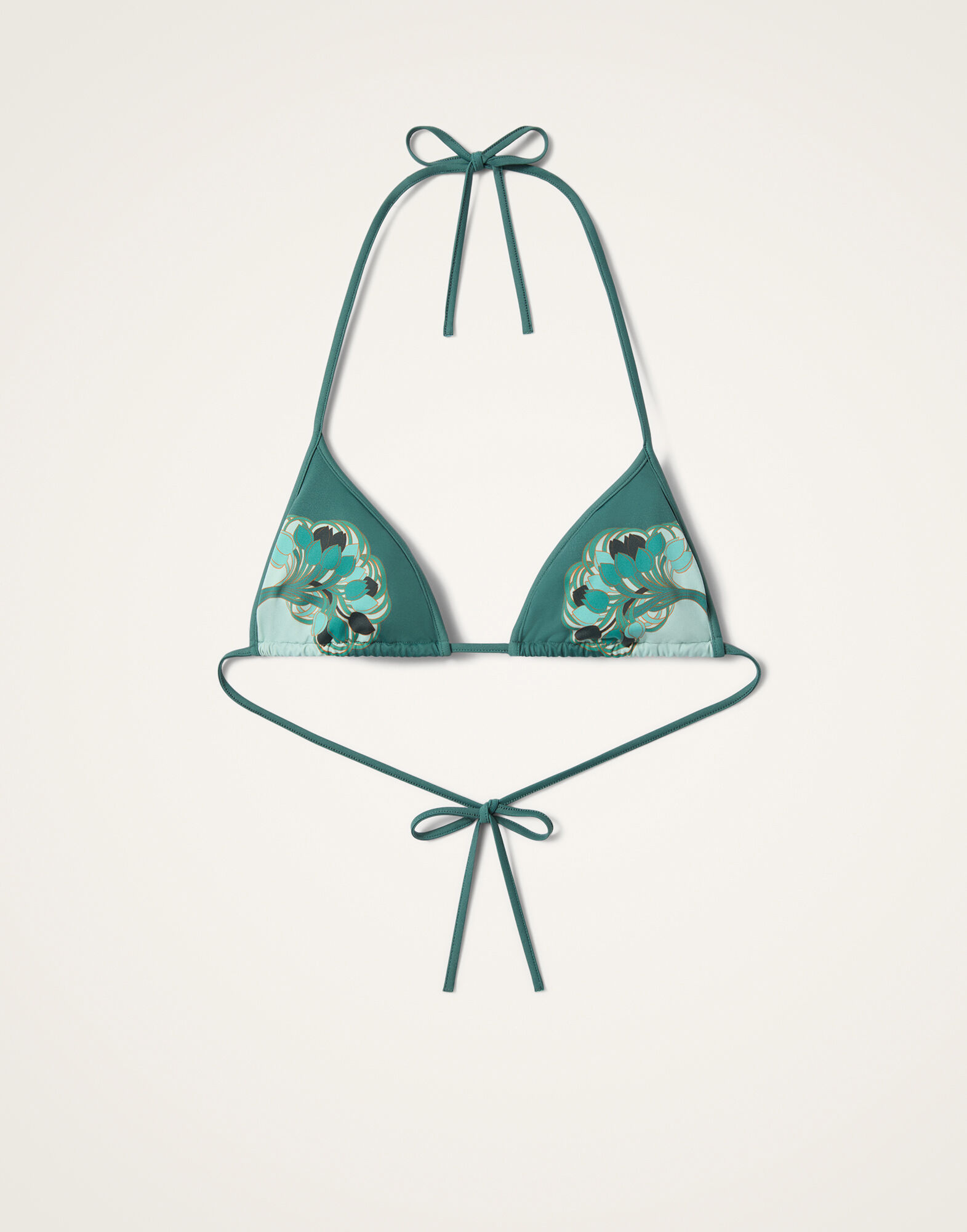 La DoubleJ Bikini Top Blooming Tulip Plac&eacute;e Mint SWI0032LYC006BTU01GR11