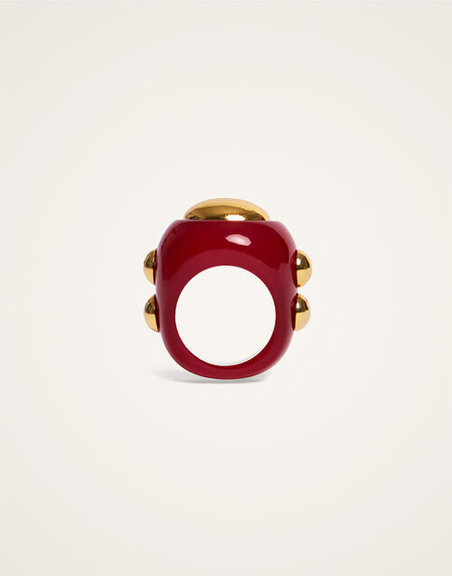 La DoubleJ Hathor Ring Solid Red RIN0002POL005SOLIDRE01