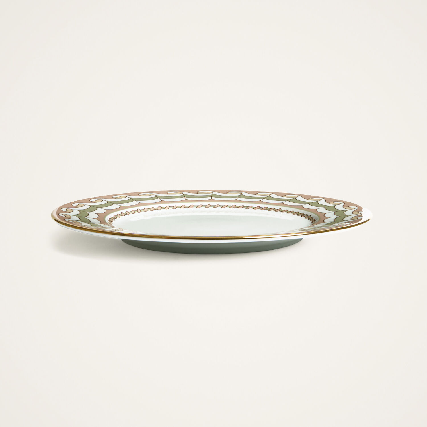 La Doublej Charger Plate In Poseidon Dusty Pink