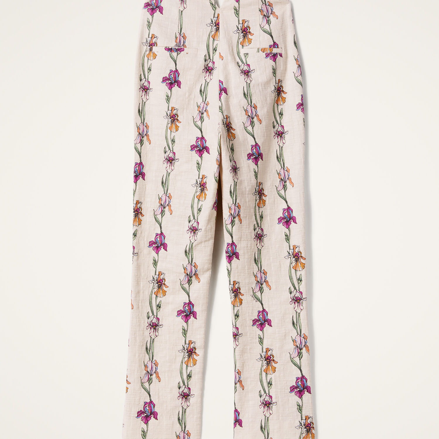 La Doublej Torero Pants In Mini Iris Ivory