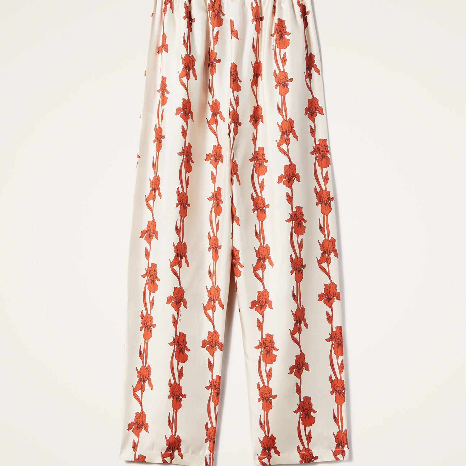 La Doublej Drawstring Pants In Mini Iris Dark Orange