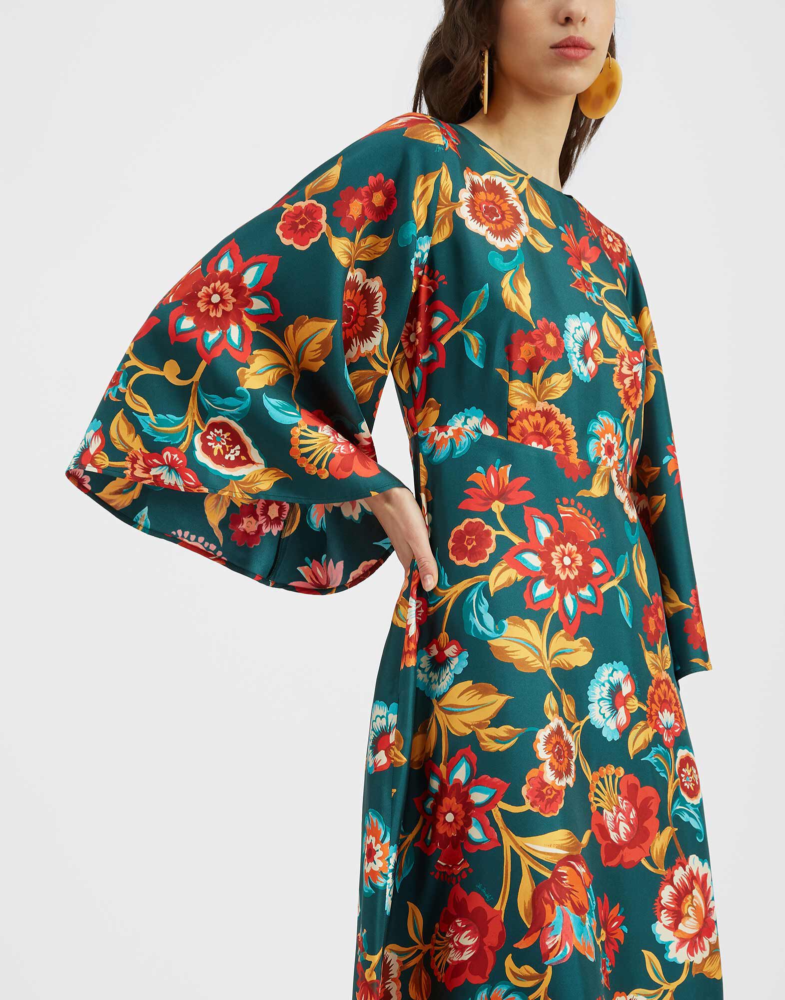 La DoubleJ Sorella Dress Hottie Emerald DRE0179SIL001HOT01GR04