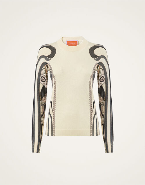 La DoubleJ Silky Crew Neck Ambrosia Plac&eacute;e Pale Pink PUL0305KNI172VA485PI02