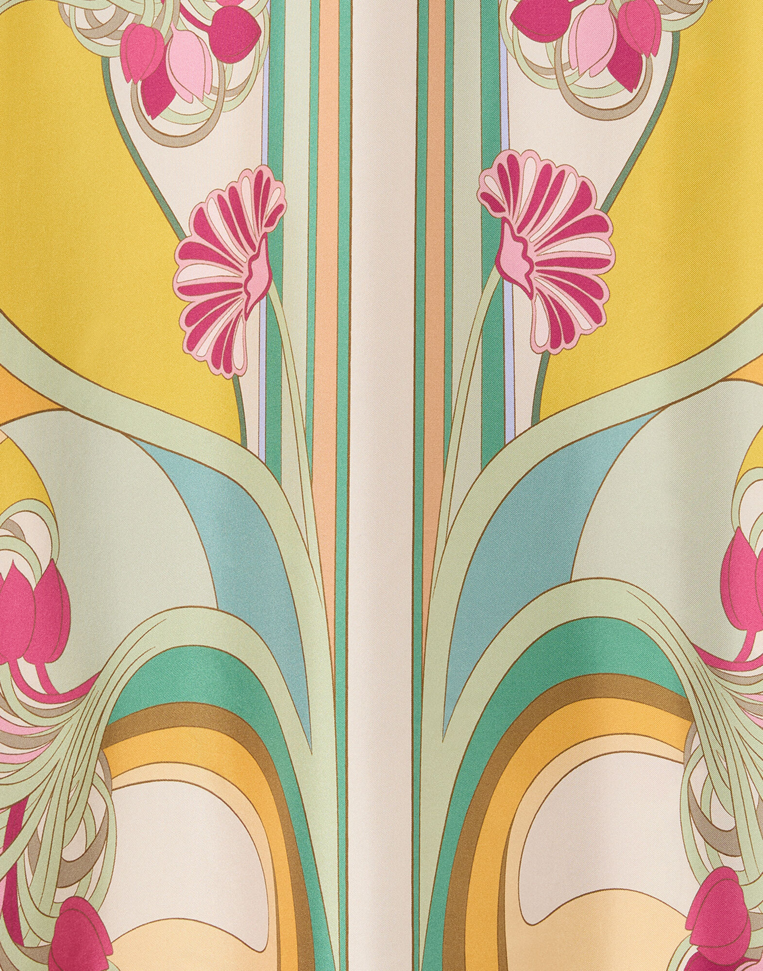 La DoubleJ Swing Dress Tulip Plac&eacute;e Green DRE0864SIL026TUL07GR02