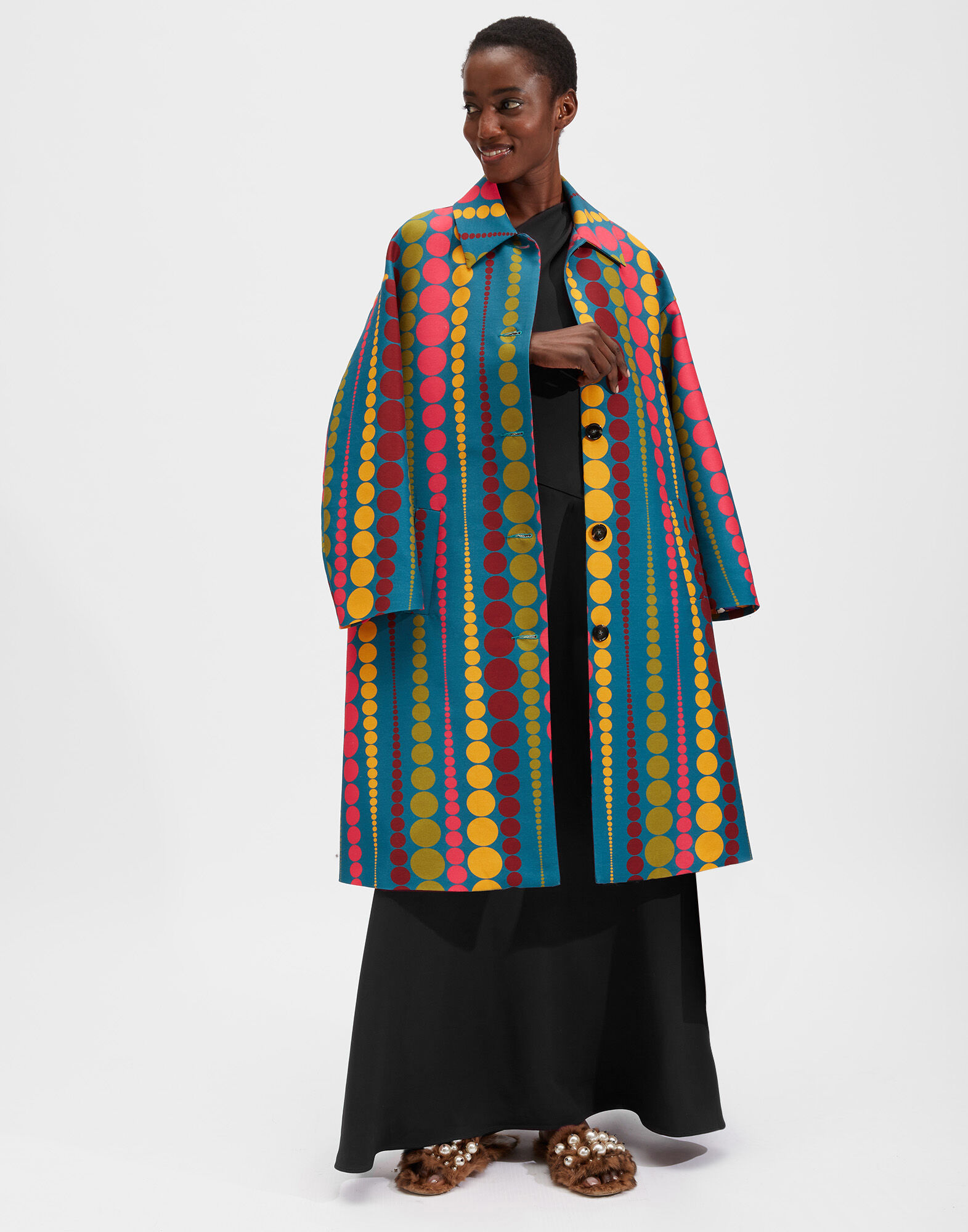 La DoubleJ Boxy Coat Bubbles JAC0014CAD001BUB0001