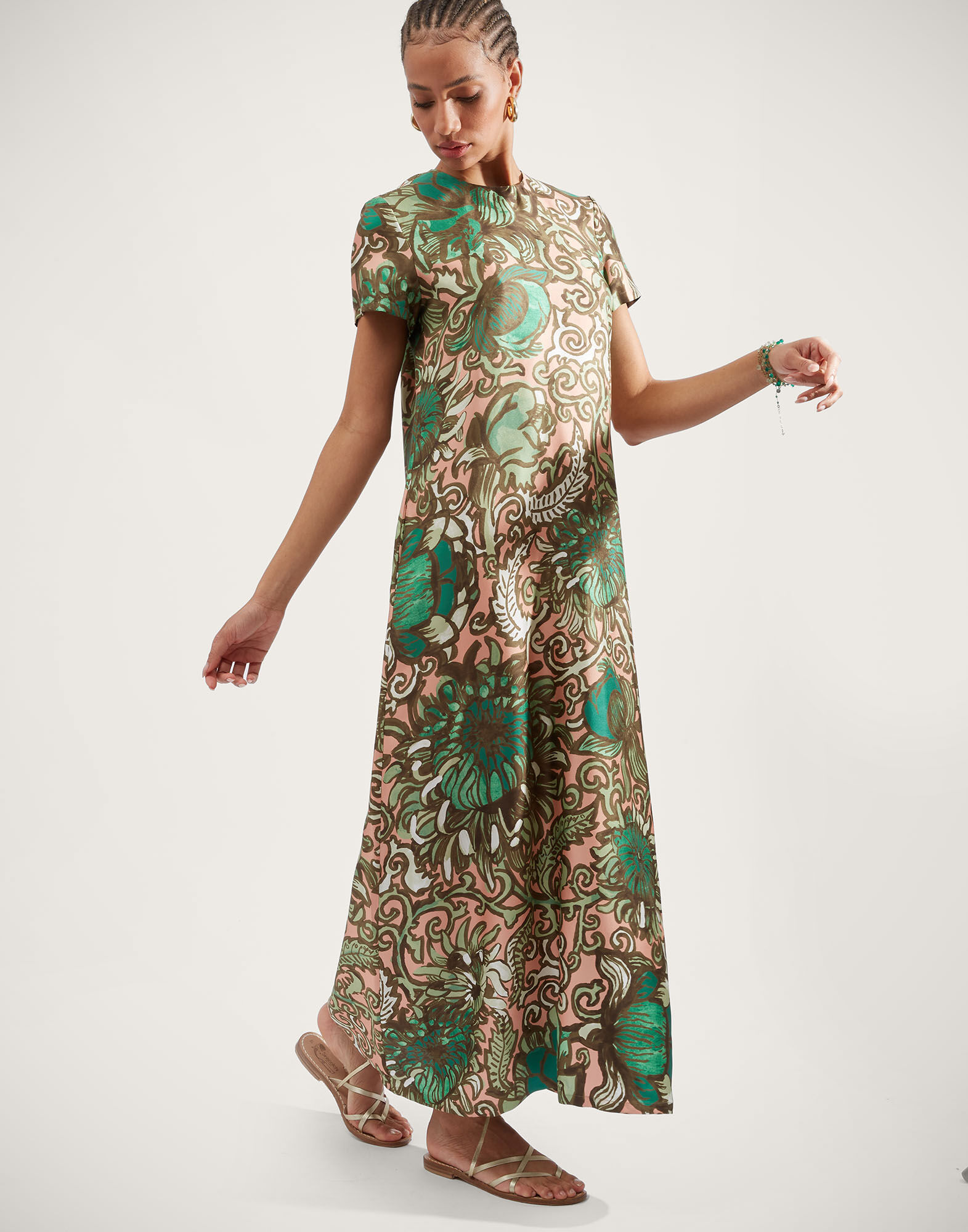 La DoubleJ Swing Dress Anemone Pink DRE0001SIL001ANE02GR05